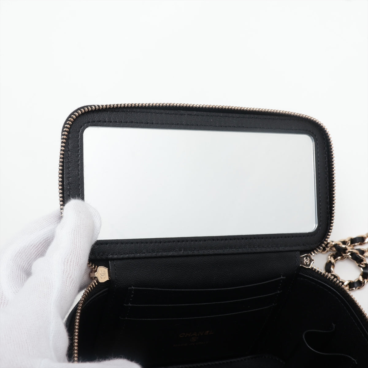 Chanel Matrasse  2WAY Shoulder Bag Vanity Black G