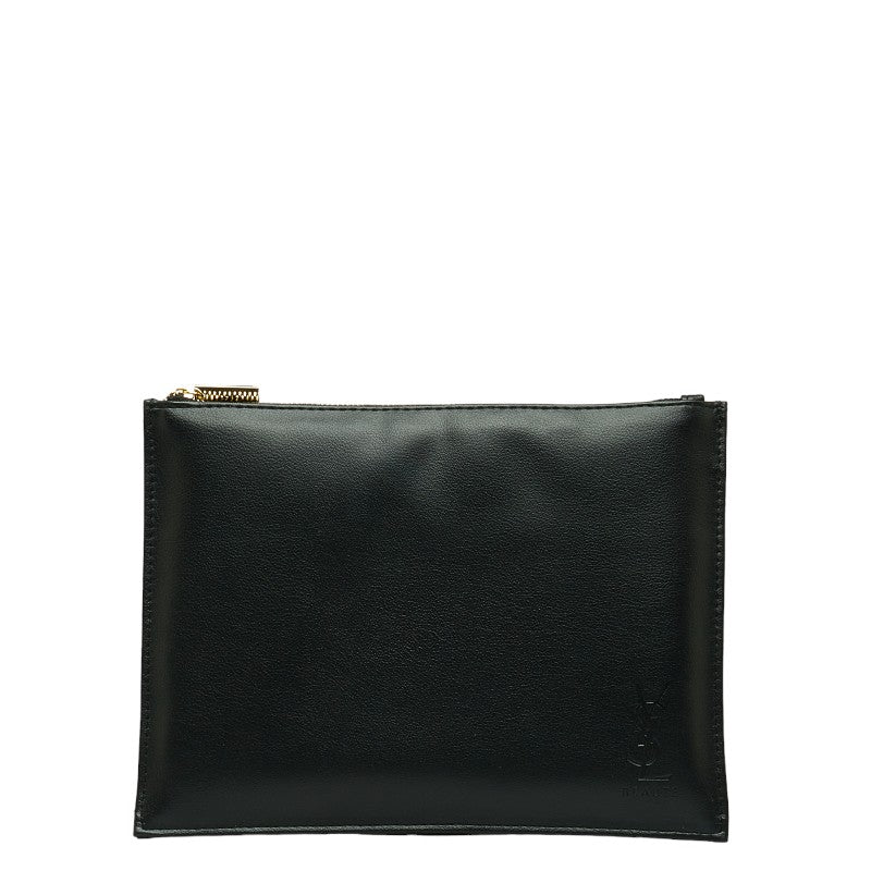 Sun Laurent Pouch Black Leather  Saint Laurent