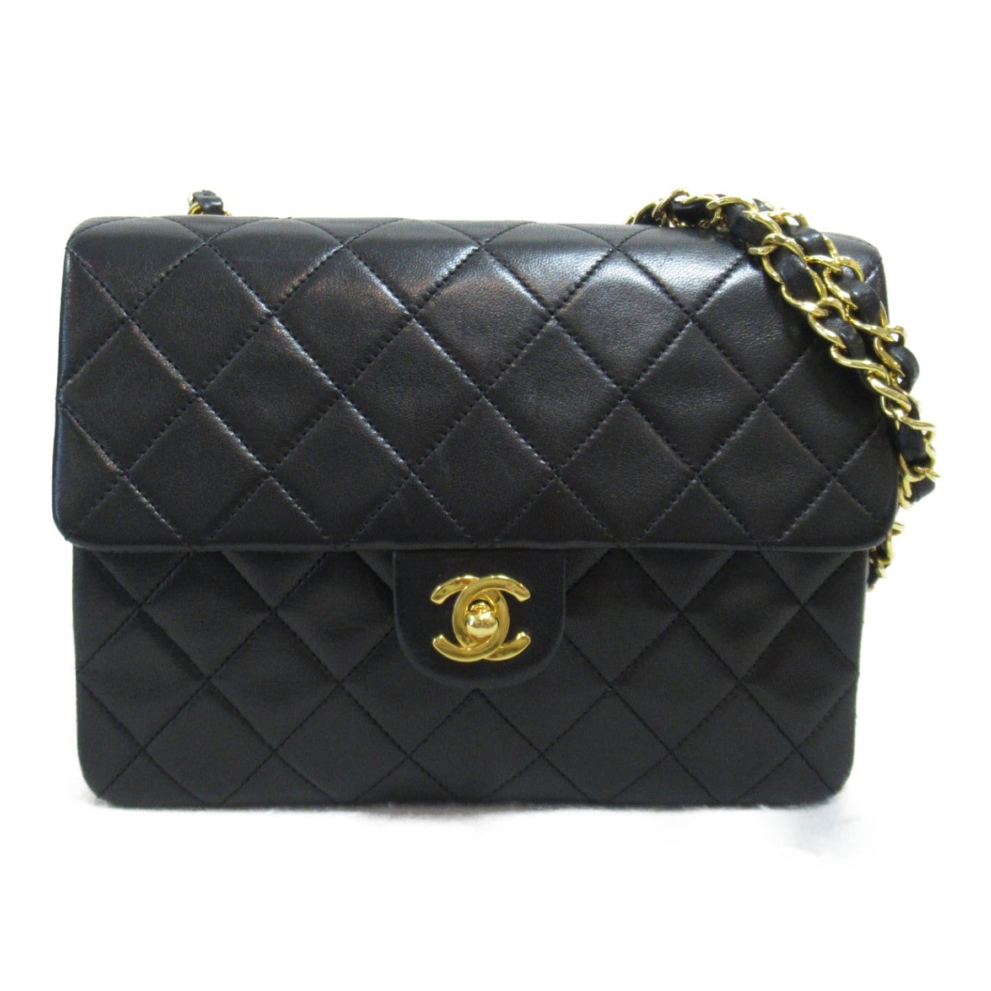 Chanel Mini Chain Shoulder Bag  Black A01163