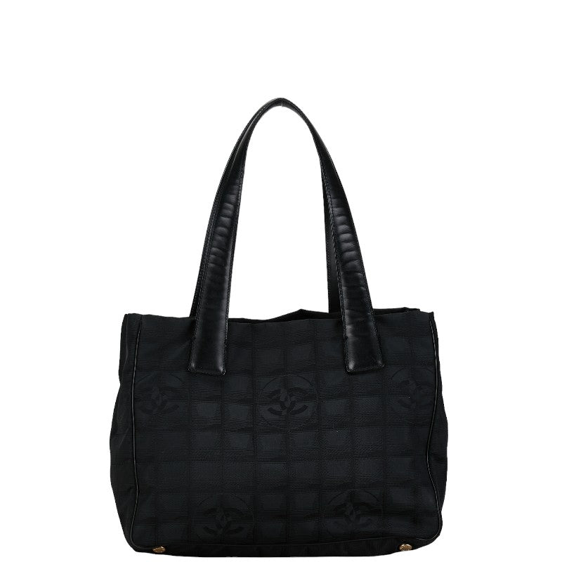 Chanel  Loveel Line Coco Tote Bag Black Nylon Leather  CHANEL