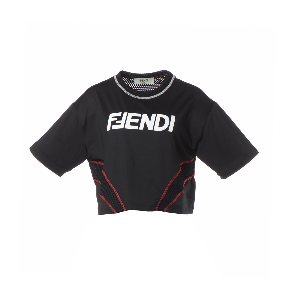 Fendi 22 Years  X Nylon  S  Black FAF318 Clop-Doo