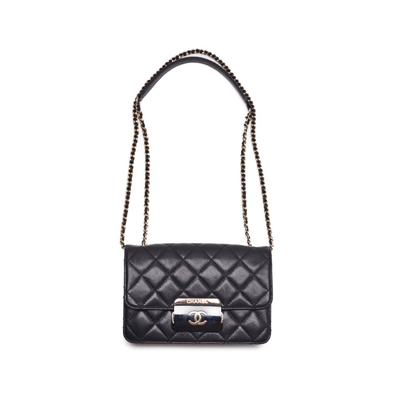 Chanel Matrasse Push Lock Chain Shooter  S Black  Shooter Bag   Ship Free Shipping] Nagoya s Online