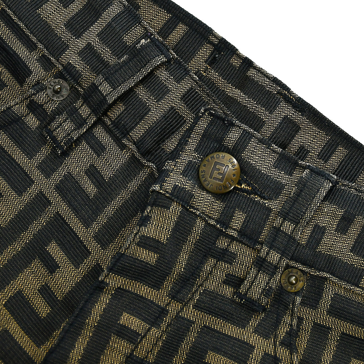 Fendi Zucca Pants Brown #41