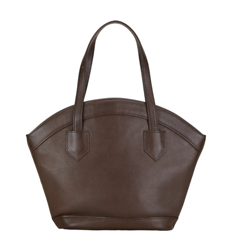 Saint Laurent YSL Logo Handbag Brown Leather  Saint Laurent