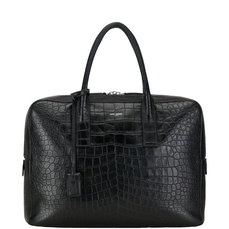 Saint Laurent Classic Musette Business Bag Briefcase 377865 Black Leather  SAINT LAURENT