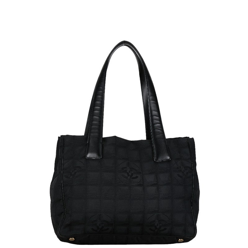 Chanel  Loveel Line Coco Tote Bag Black Nylon Leather  CHANEL