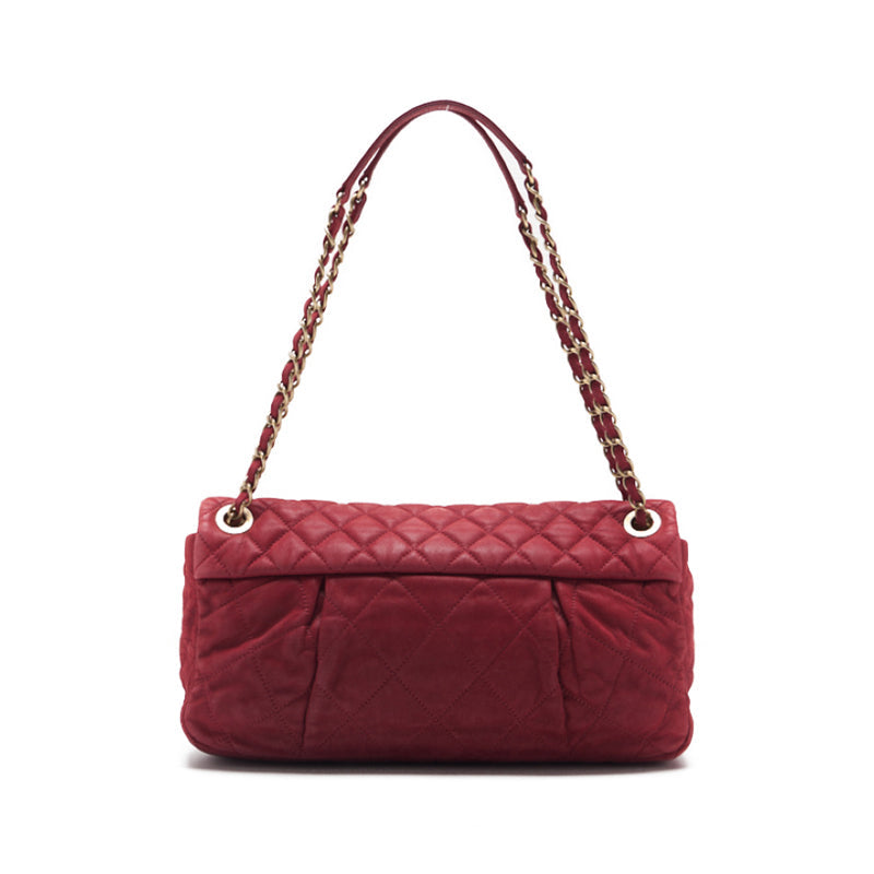 Chanel Matrasse Single Flap Chain Shoulder Sparkle Leather Red  Shoulder Bag  【 Ship】【Free Shipping】 Free Shipping】  s Online