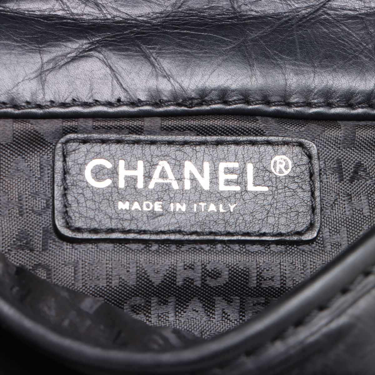 Chanel Logo Vintage  Waistport Black Silver G