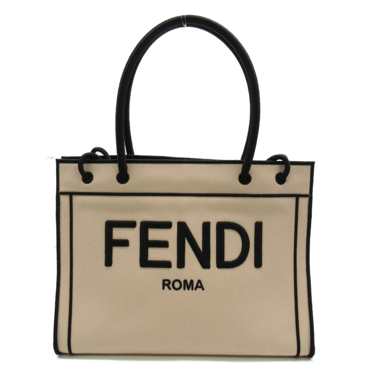 Fendi Tote Bag Linen  Pink Beige