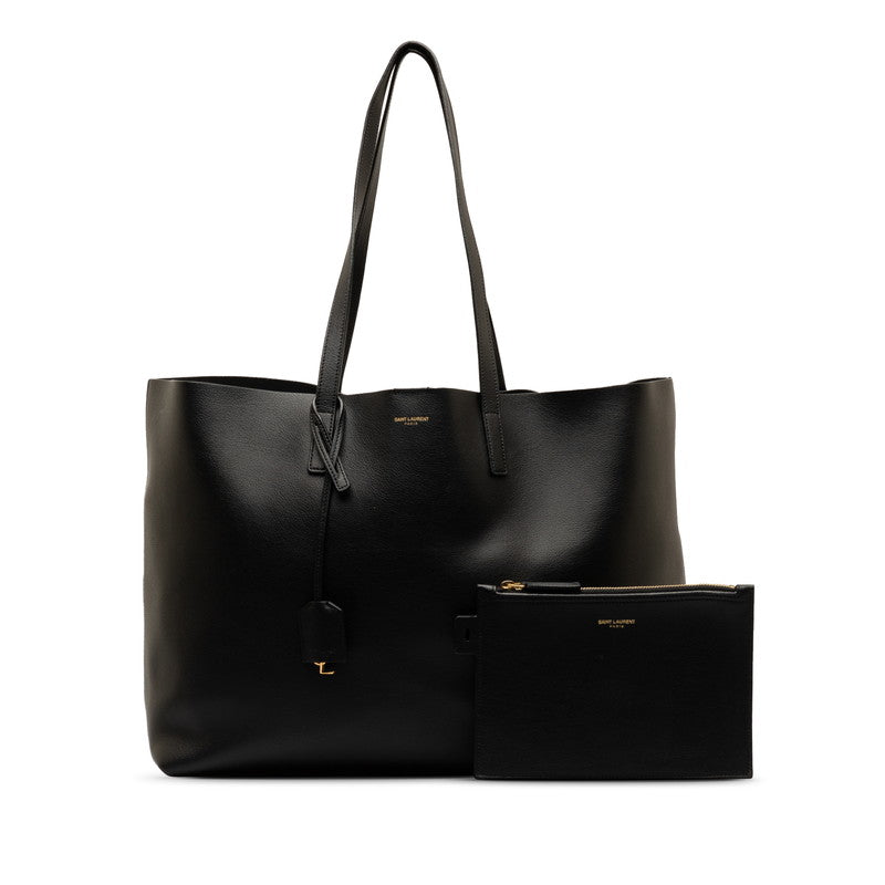 Saint Laurent Tote Bag 394195 black leather ladies