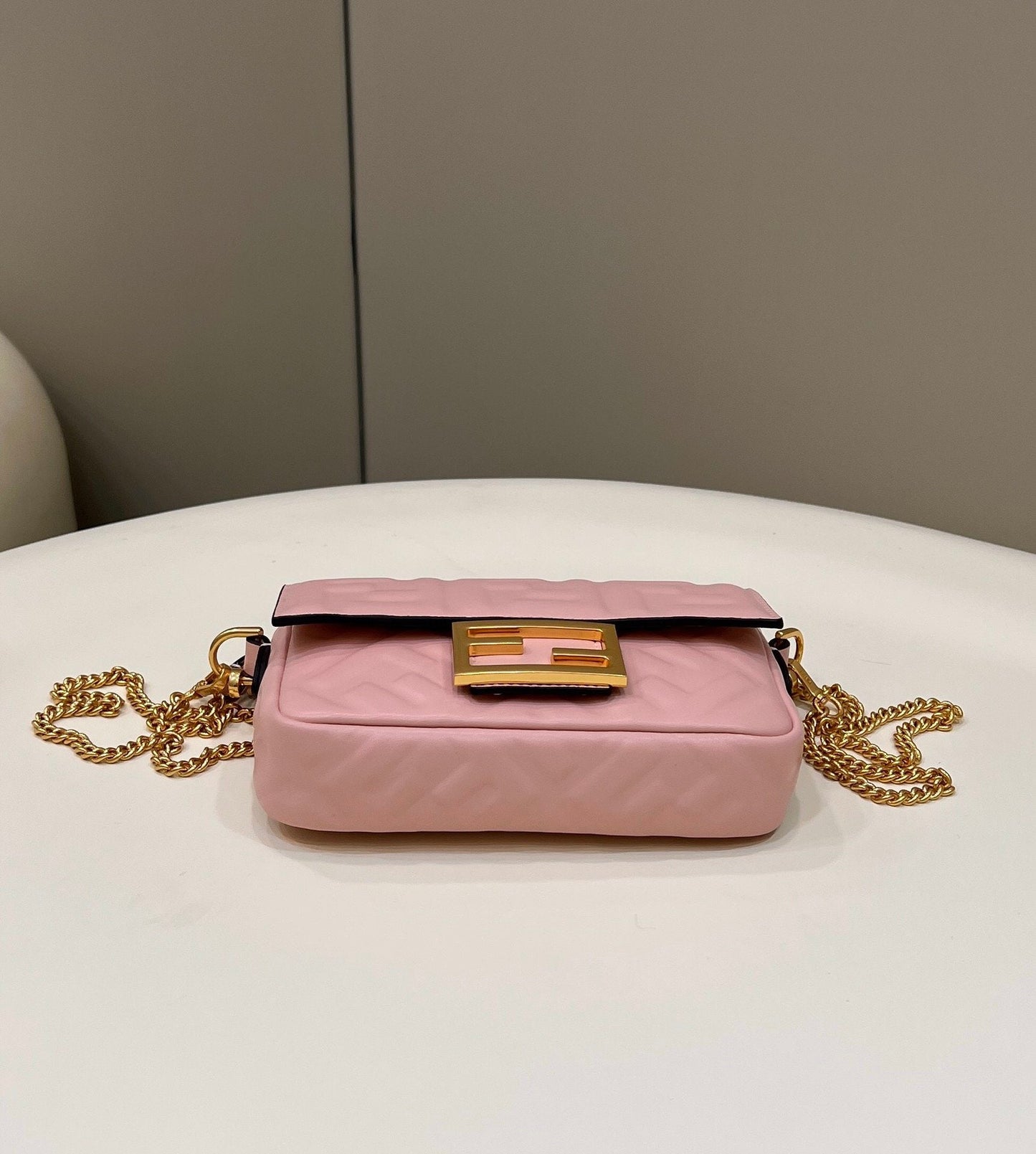 Fendi Baguette Pink Crossbody Bags