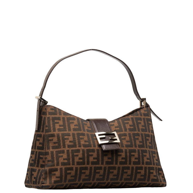 Fendi Zucca  Handbag 16115 Brown Canvas Leather  Fendi