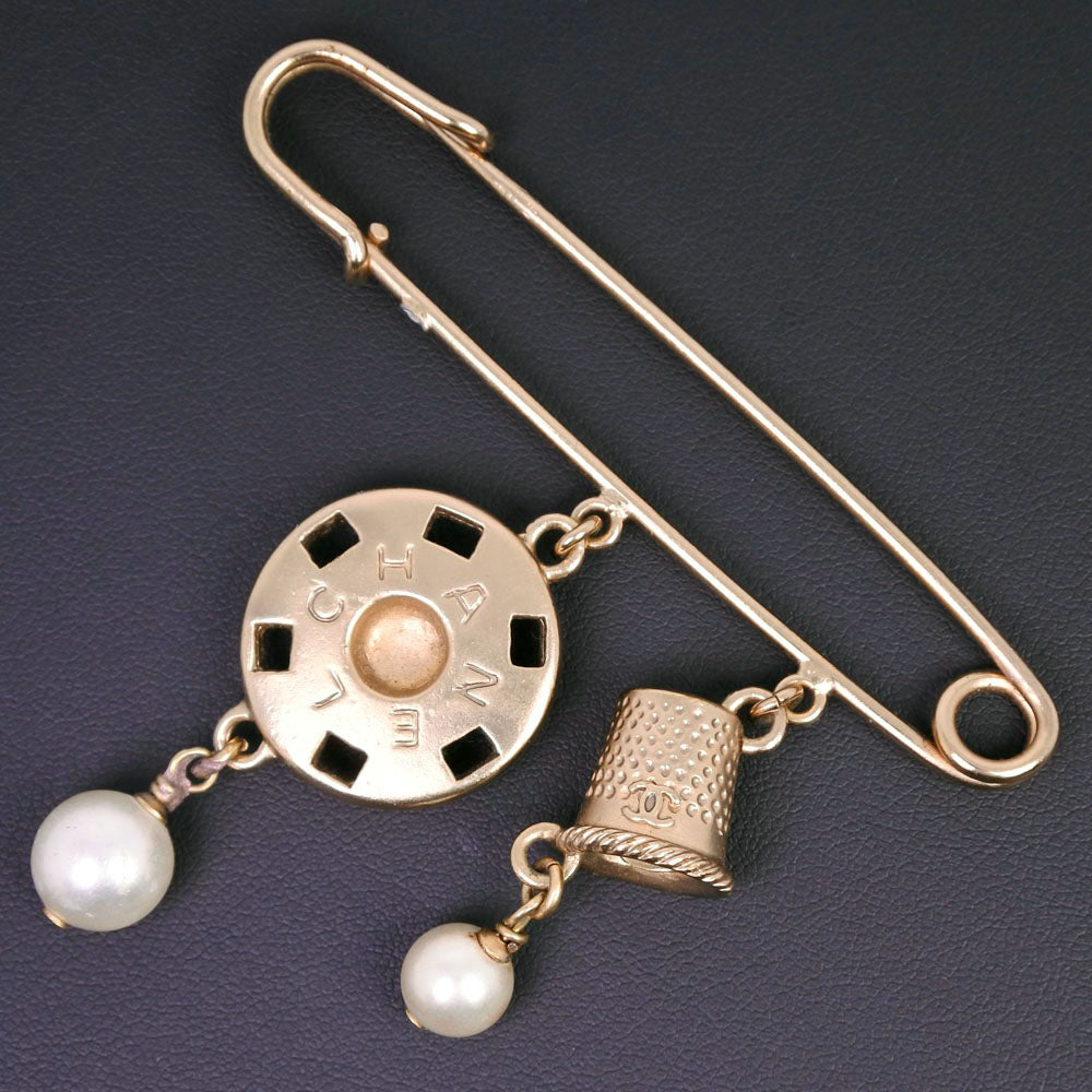 【Suale  OFF】Chanel CHANEL Brooch Coco G    Pearl  18.4g  【Supersale】Chanel CHANEL Brochure   and Purchase