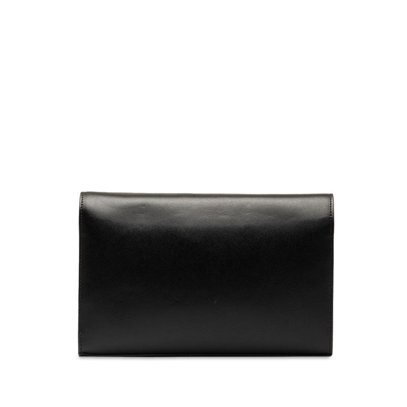 Fendi Cheese Chain Wallet S Bag 8BS004 Black Leather  Fendi