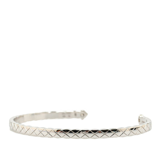 Chanel Mattrase CocoCrash Bracelet Bangle K18WG White G  Chanel