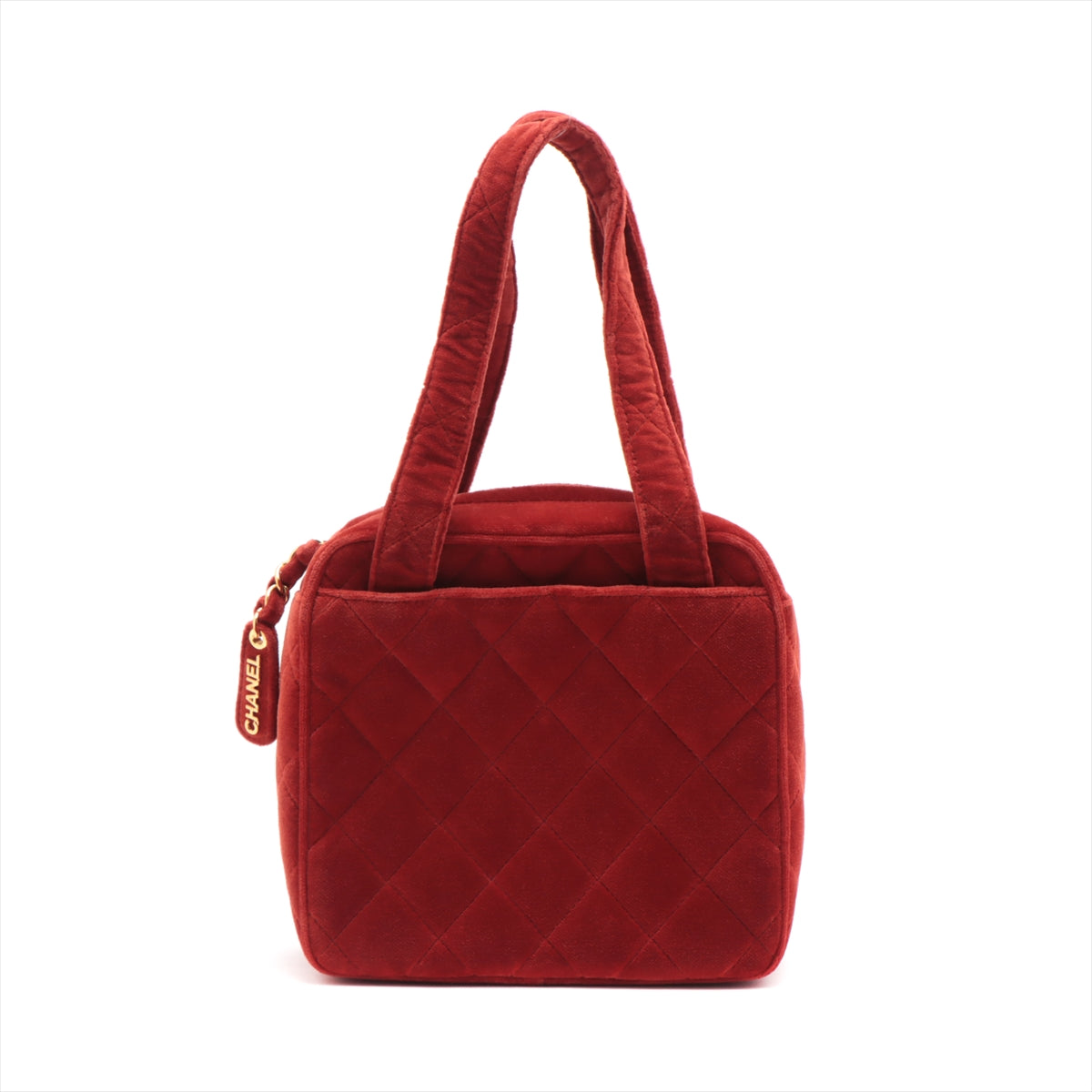 Chanel Mattrase White Handbag Red G Gold  4th