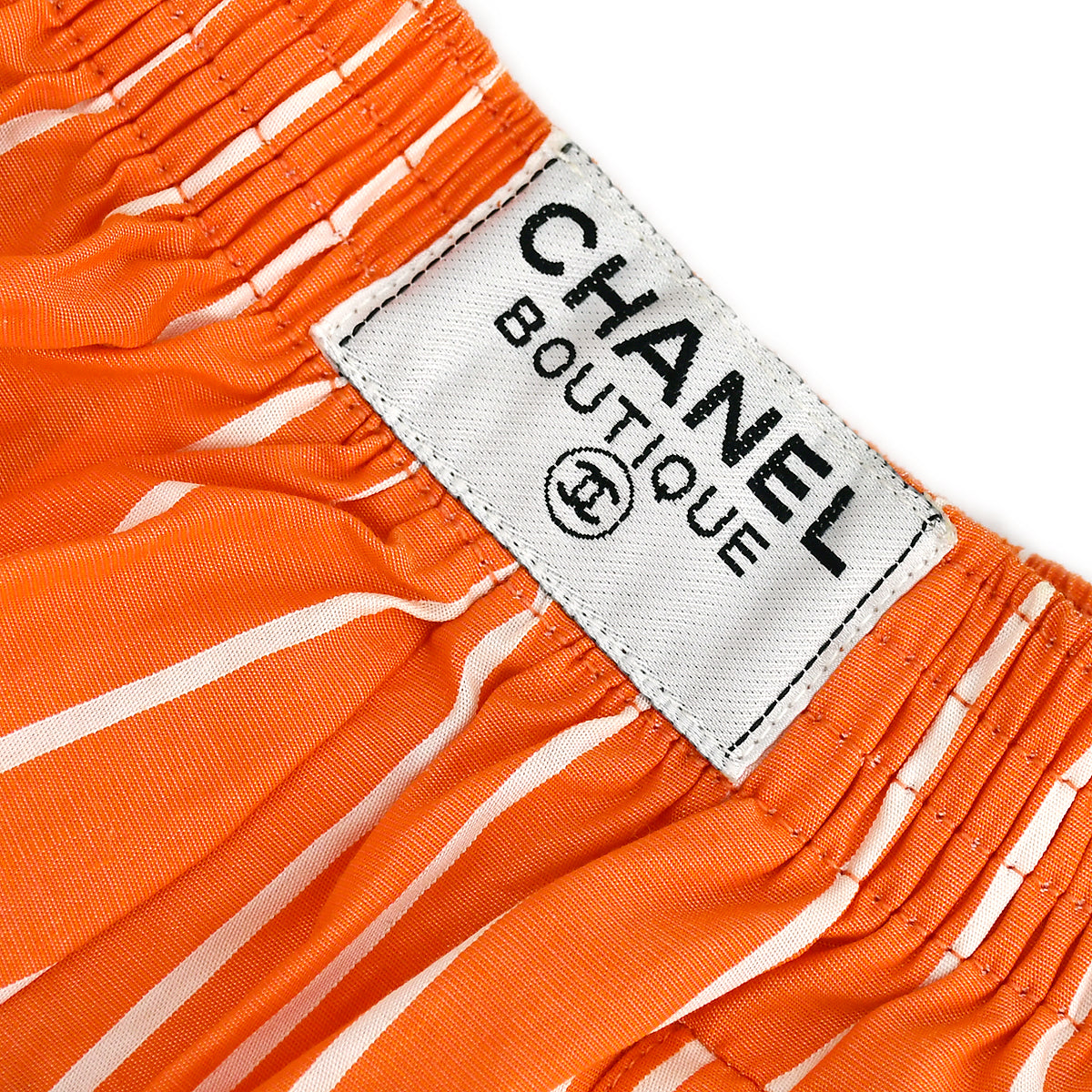 Chanel Half Pants Orange #38