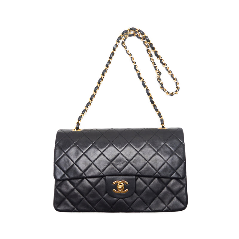 Chanel Matrasse Double Flap Chain Shoulder  Black   Bag Shoulder Bag Ladies French  Ship] Ladies Online  Ladies Online  Ladies Online