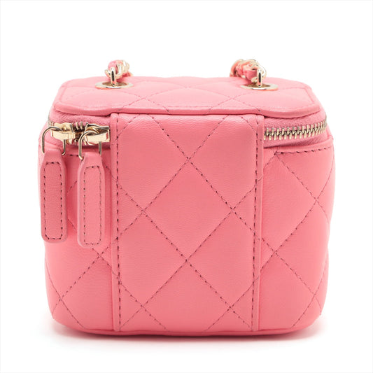 Chanel Matrasse  Chain Shoulder Bag Vanity Pink G  32rd