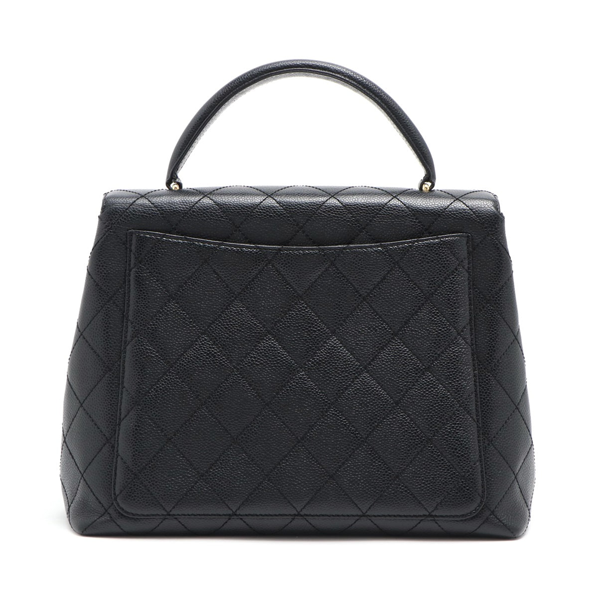 Chanel Black Caviar Kelly Handbag