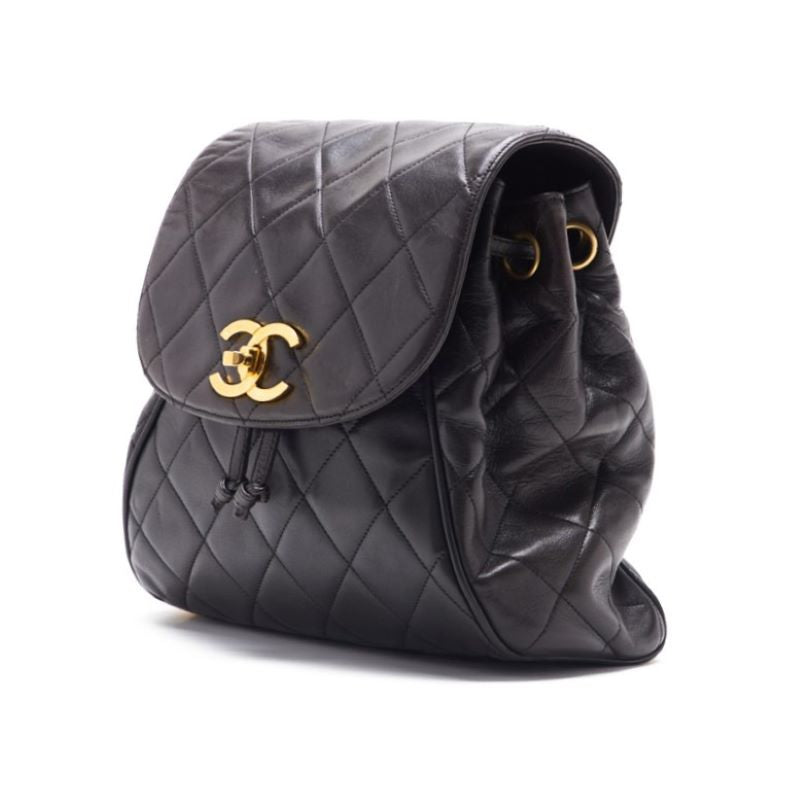 CHANEL CHANEL Matrasse Decacoco Chain Rucksack Black   Bag Chain Rucksack Lady Chain Rucksack Hybrid 【 Delivery】  Chain Rucksack