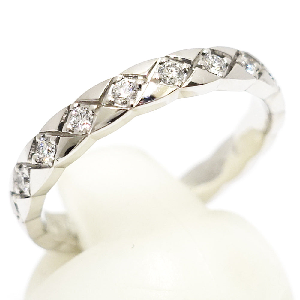 CHANEL K18WG Coco Mini Model Diamond Full-Etenance Ring 750WG Jewelry J11871