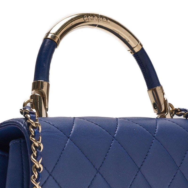 CHANEL Matrasse Full Flap 2WAY Chain Shoulder  Blue (Gen Gold ) Handbag  Shoulder Bag Lady Hybrid Bag  Ship Dutch Shark Online