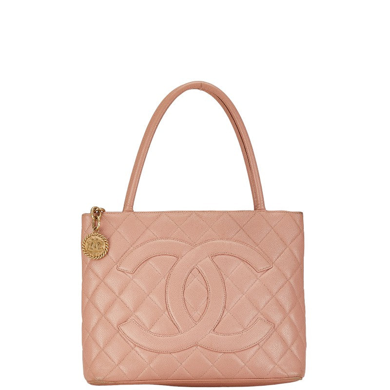 CHANEL MATRASSES DECACOCOMMARK Tote BAG HOLDER BAG ROSE CABIA SKIN CHANEL LADY CHANEL CHANEL