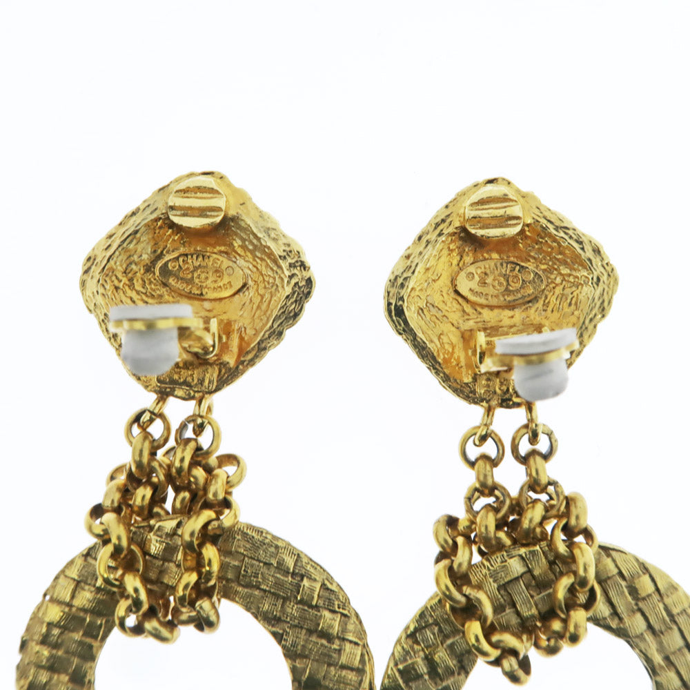 Chanel Hope Earring One Pair Coco CC Mark G Accessories