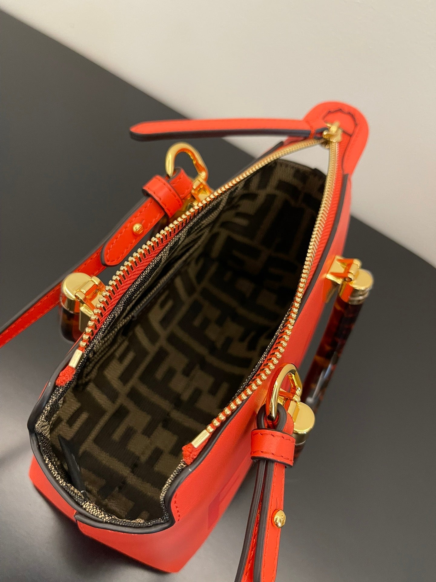 Fendi By The Way Red Mini Bag For Woman 17cm/6.5in