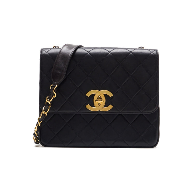 Chanel Matrasse Decacoco Square Chain Shoulder  Black  Shoulder Bag Mini Shoulder Bag  Bag Hybrid 【 Ship】 Acoustic Online