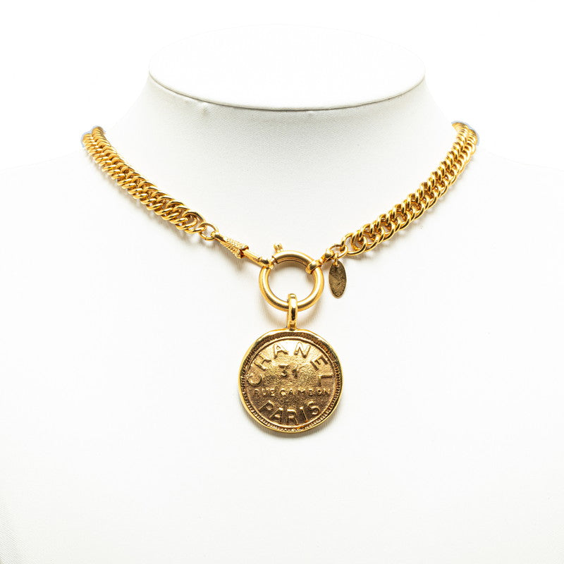 Chanel RUE CAMBON 31 Medal Necklace G   Chanel