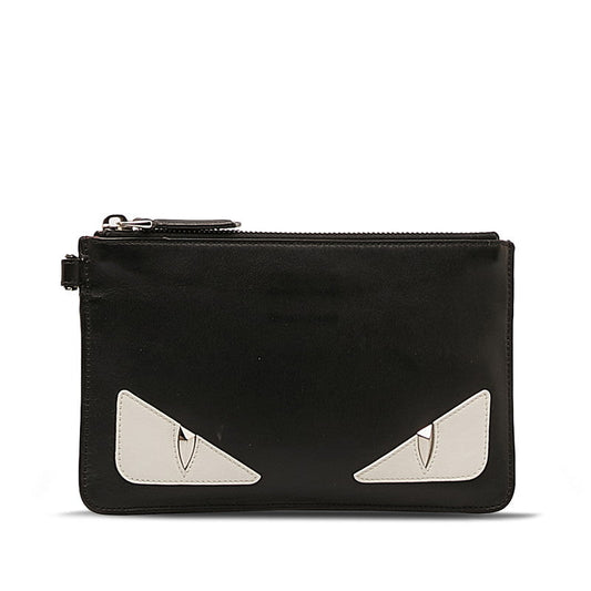 Fendi Monster Bagzai  Black Leather  Fendi