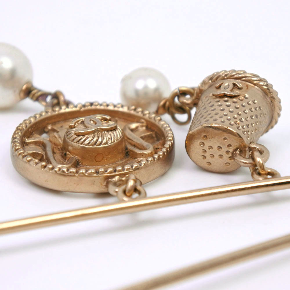 【Suale  OFF】Chanel CHANEL Brooch Coco G    Pearl  18.4g  【Supersale】Chanel CHANEL Brochure   and Purchase