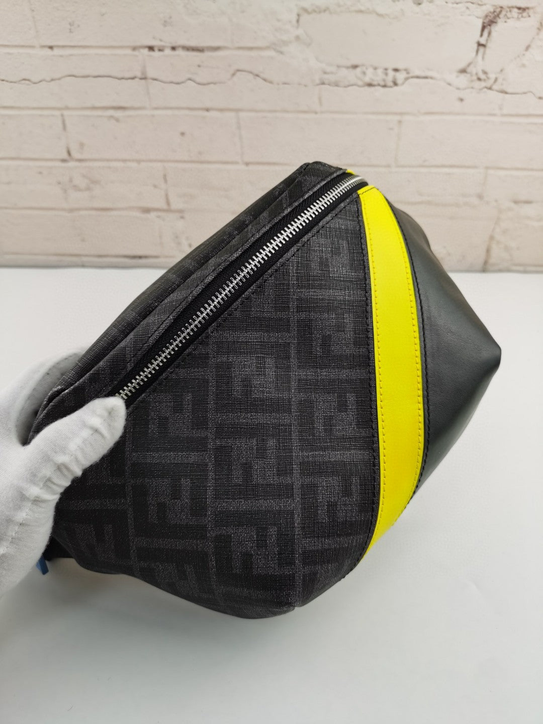 Fendi Belt Bag Grey/Yellow