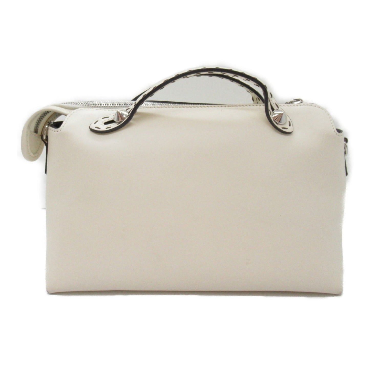 Fendi Fendi Byzaw Shoulder Bag Shoulder Bag Leather  White Off White