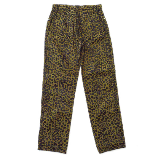 FENDI 80s leopard-print tapered trousers #43