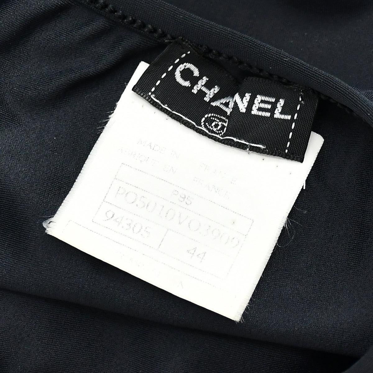 Chanel Cropped T-shirt Black P95 #44