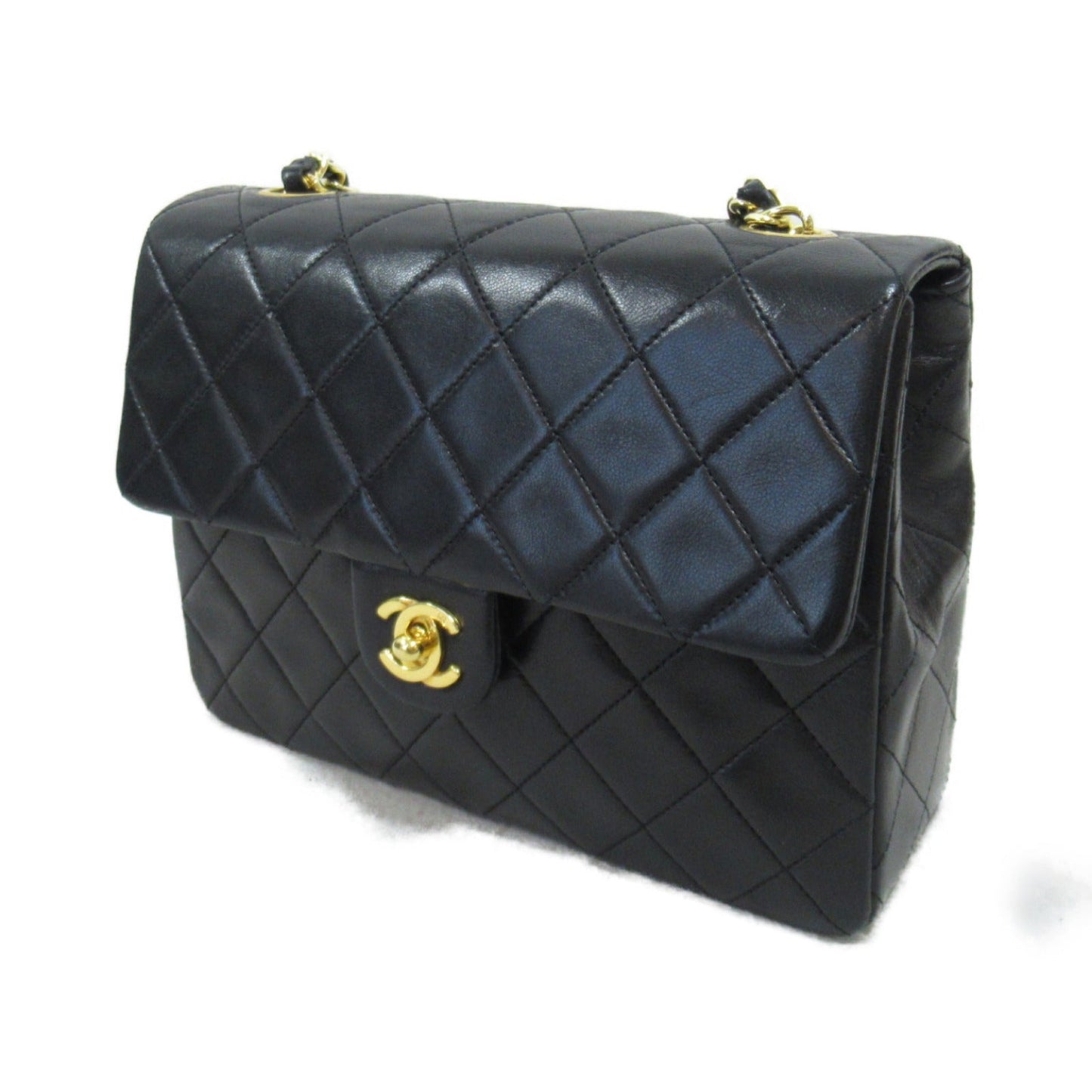 Chanel Mini Chain Shoulder Bag  Black A01163