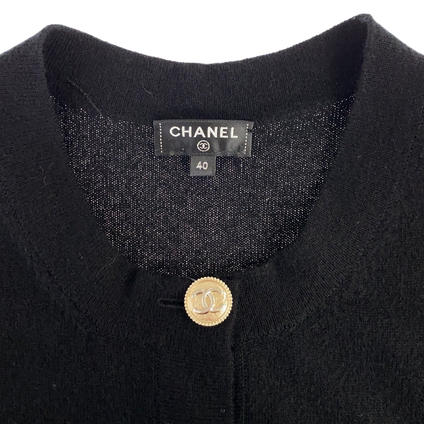 CHANEL Jump Suit Overall  Cashmere  Black P64648K60665