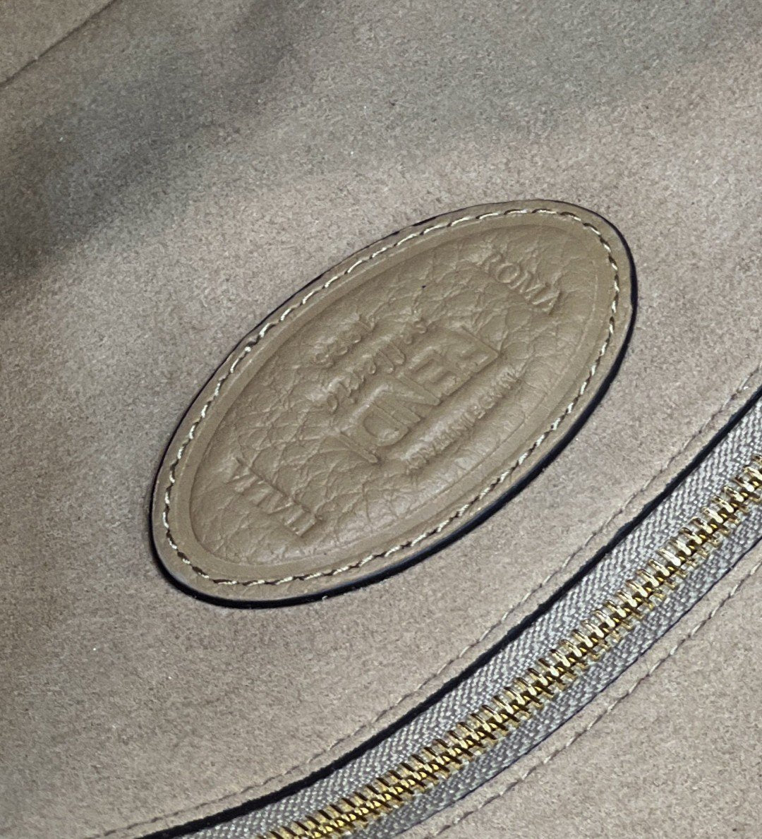 Fendi Baguette Beige Sheepskin Bag