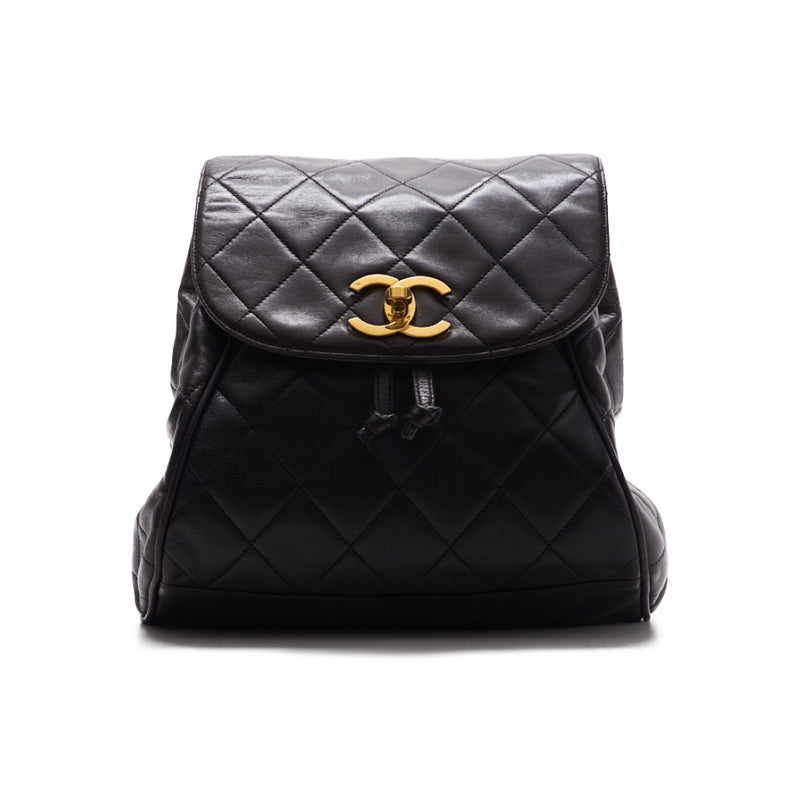 CHANEL CHANEL Matrasse Decacoco Chain Rucksack Black   Bag Chain Rucksack Lady Chain Rucksack Hybrid 【 Delivery】  Chain Rucksack