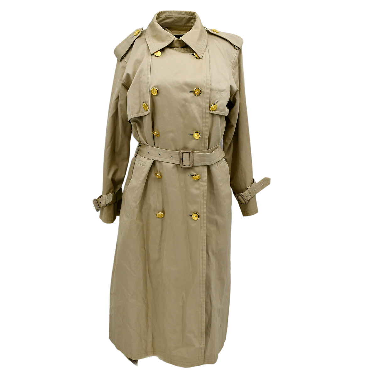 Yves Saint Laurent Coat Beige Size M