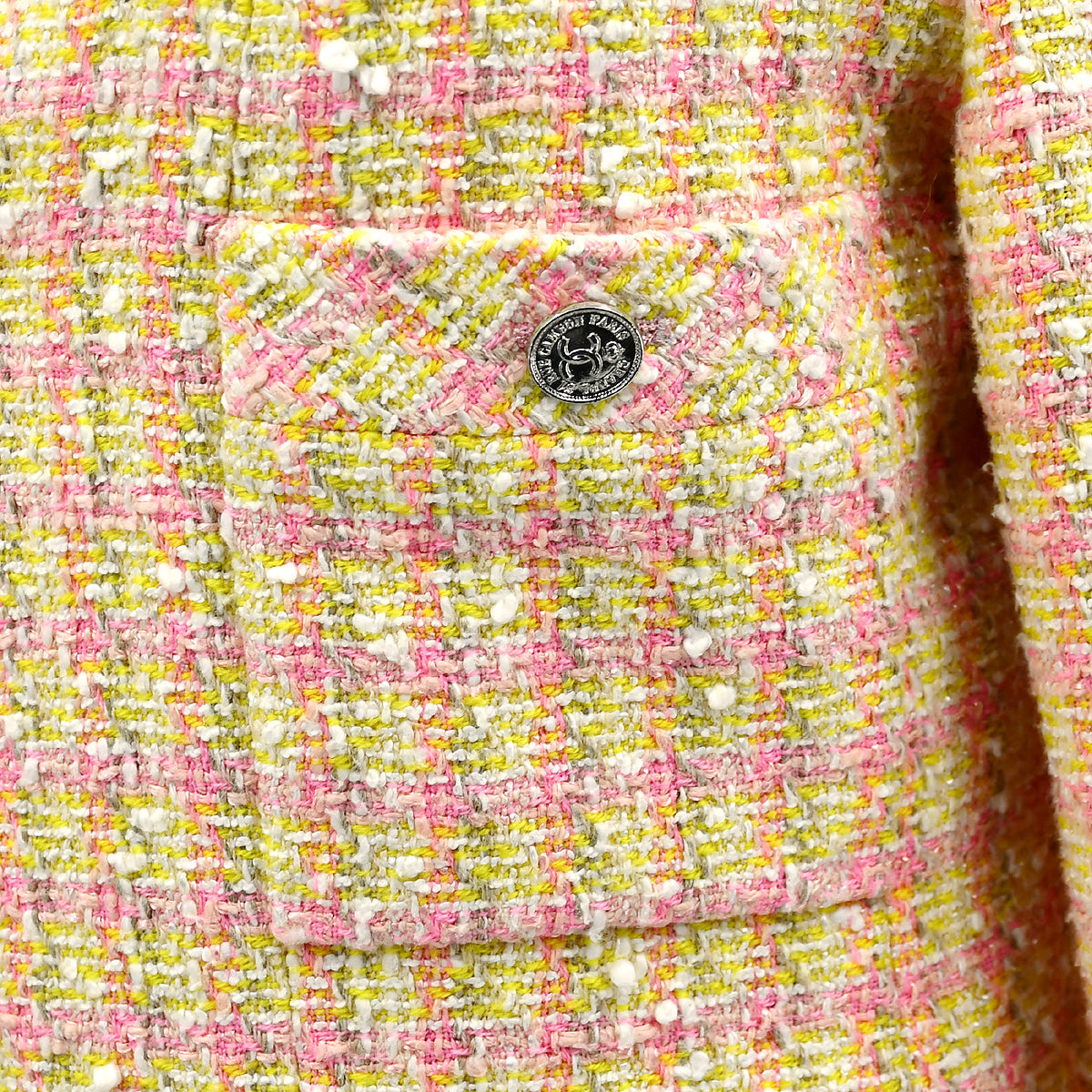 Chanel Setup Suit Jacket Skirt Pink 96P #40