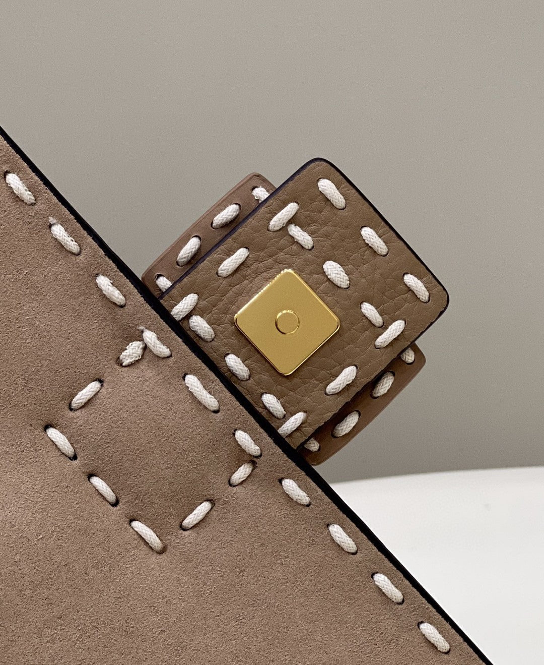 Fendi Baguette Beige Sheepskin Bag