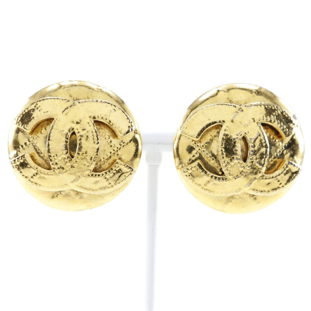 【Suale  OFF】Chanel CHANEL Earring Matrasse Vintage G   1994 94P  30.2g  【 Secondary】 Earring   and Purchase