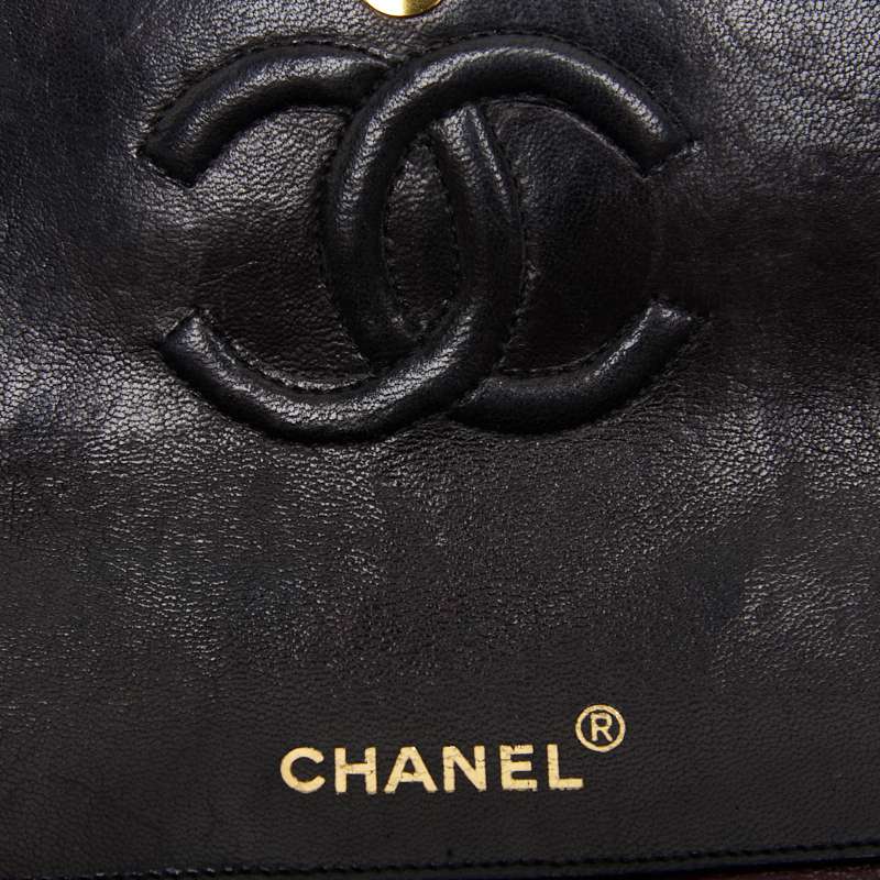 CHANEL DECACOCO ROUND FLAPP PUSH LOCK CHAIN SHOULDER Lambskinkin BLACK (GOLDEN GOLD) SHOULDER BAG MINICULAR SHOULDER BAG LADY SHOULDER BAG LADY HYBRAND ONLINE