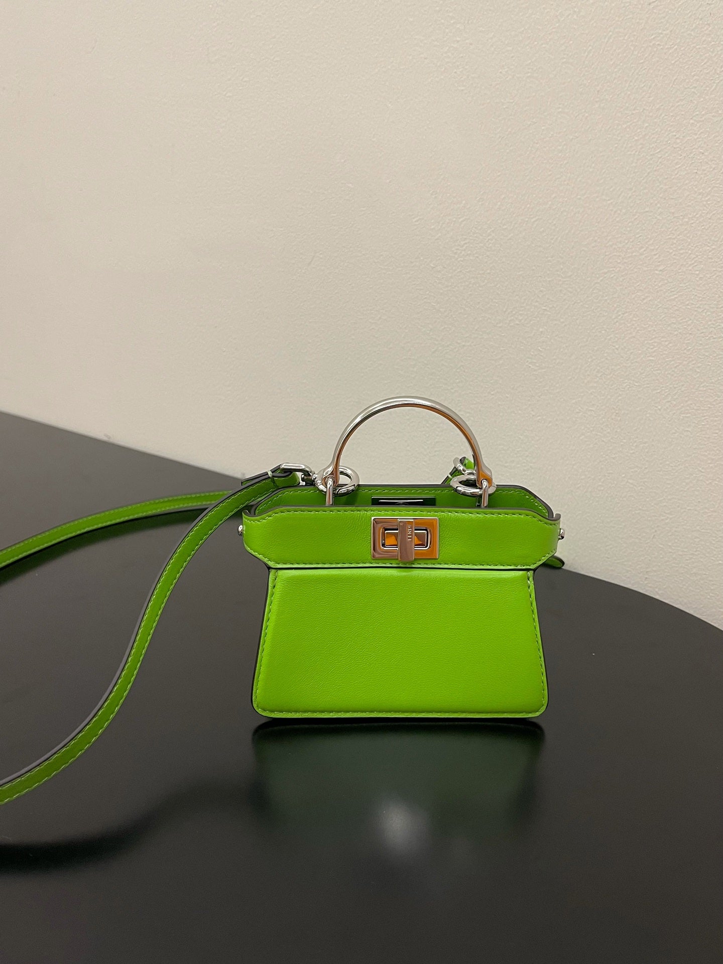 FI Peekaboo ISeeU Petite Green Micro Bag For Woman 11cm/4.5in