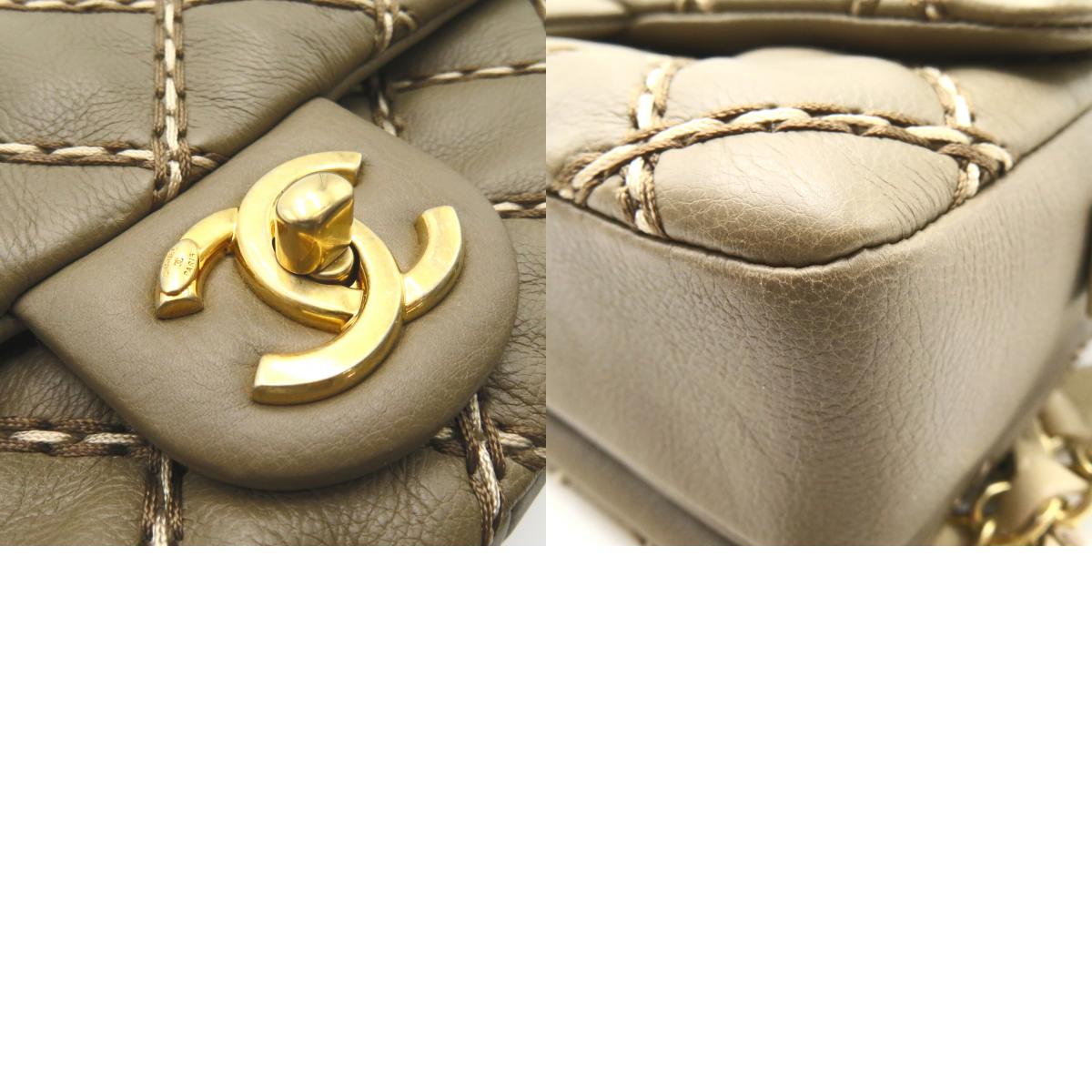 CHANEL CHANEL Chain Sder Chain Shoulder Bag    Beige  Range