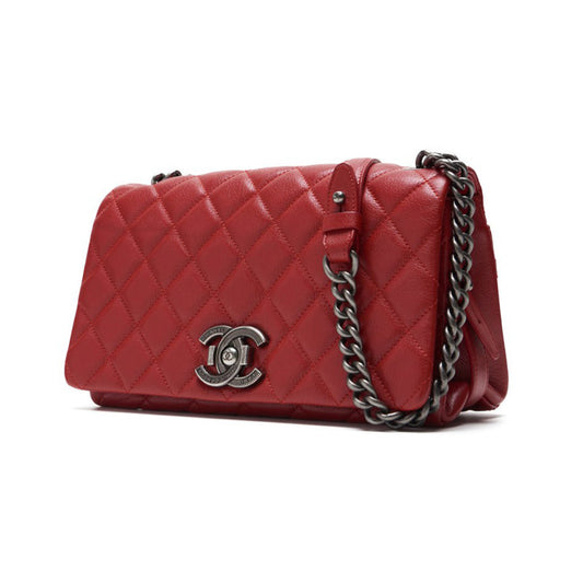 Chanel Matrasse Full Flap Chain Shoulder Caviar S Red (Silver G) Shoulder Bag  Shoulder Bag Ladies Shoulder Bag Hybrid 【 Ship】 Dutch Shark Online